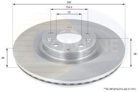 COMLINE ADC0460V - DISCO FRENO