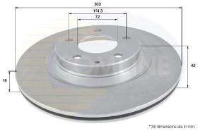 COMLINE ADC0465V - DISCO FRENO