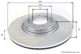 COMLINE ADC0466V - DISCO FRENO