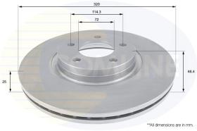 COMLINE ADC0470V - DISCO FRENO