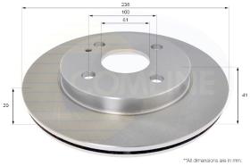 COMLINE ADC0472V - DISCO FRENO