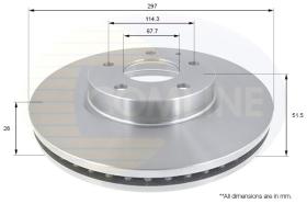 COMLINE ADC0473V - DISCO FRENO