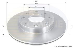 COMLINE ADC0502V - DISCO FRENO