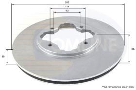 COMLINE ADC0528V - DISCO HONDA ACCORD 91->94