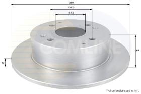 COMLINE ADC0536 - DISCO FRENO