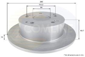 COMLINE ADC0540 - DISCO FRENO