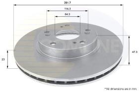 COMLINE ADC0544V - DISCO FRENO