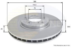 COMLINE ADC0547V - DISCO FRENO