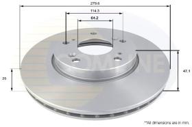 COMLINE ADC0550V - DISCO FRENO