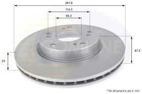 COMLINE ADC0553V - DISCO FRENO