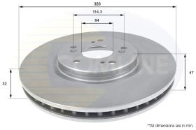 COMLINE ADC0566V - DISCO FRENO