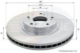 COMLINE ADC0575V - DISCO FRENO