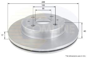 COMLINE ADC0616V - DISCO FRENO