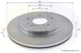 COMLINE ADC0619V - DISCO FRENO