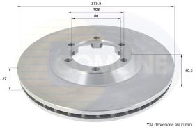 COMLINE ADC0709V - DISCO FRENO