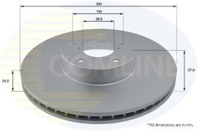 COMLINE ADC0814V - DISCO FRENO