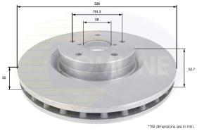 COMLINE ADC0819V - DISCO FRENO