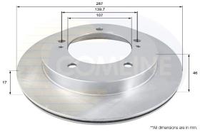 COMLINE ADC0907V - DISCO FRENO