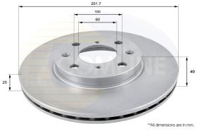 COMLINE ADC0922V - DISCO FRENO