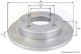 COMLINE ADC1019 - DISCO FRENO