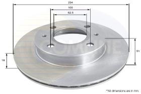COMLINE ADC1038V - DISCO FRENO
