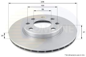 COMLINE ADC1047V - DISCO FRENO