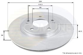 COMLINE ADC1050V - DISCO FRENO