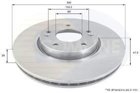 COMLINE ADC1092V - DISCO FRENO