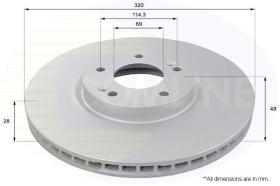 COMLINE ADC1096V - DISCO FRENO