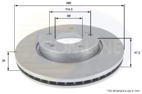 COMLINE ADC1098V - DISCO FRENO