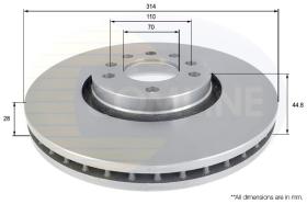 COMLINE ADC1135V - DISCO FRENO