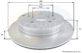 COMLINE ADC1147V - DISCO FRENO