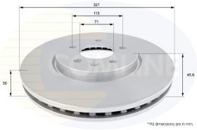 COMLINE ADC1159V - DISCO FRENO