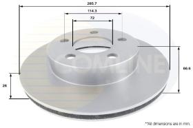 COMLINE ADC1230V - DISCO FRENO