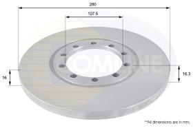 COMLINE ADC1233 - DISCO FRENO