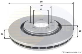 COMLINE ADC1428V - DISCO FRENO