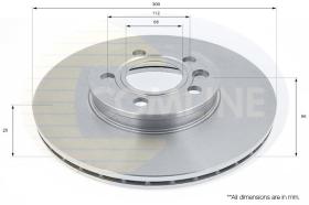 COMLINE ADC1434V - DISCO FORD GALAXY 00->06,SEAT ALHAM