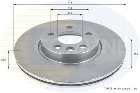 COMLINE ADC1441V - DISCO FRENO