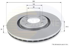 COMLINE ADC1520V - DISCO FRENO