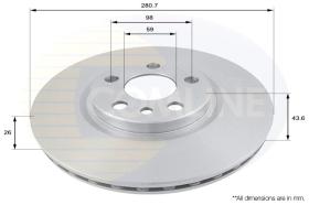 COMLINE ADC1522V - DISCO FRENO