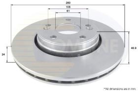 COMLINE ADC1538V - DISCO FRENO