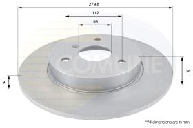 COMLINE ADC1607 - DISCO FRENO