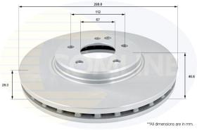 COMLINE ADC1617V - DISCO FRENO