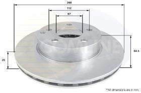 COMLINE ADC1656V - DISCO FRENO