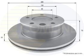 COMLINE ADC1664V - DISCO FRENO