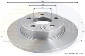 COMLINE ADC1668 - DISCO FRENO