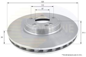 COMLINE ADC1676V - DISCO FRENO