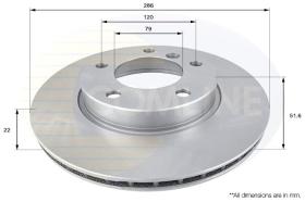 COMLINE ADC1702V - DISCO FRENO