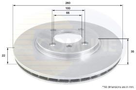 COMLINE ADC1709V - DISCO FRENO