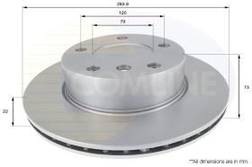 COMLINE ADC1716V - DISCO FRENO